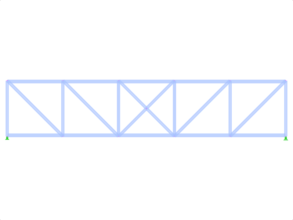 Model ID 432 | FT003-b | Parallel Chorded Truss
