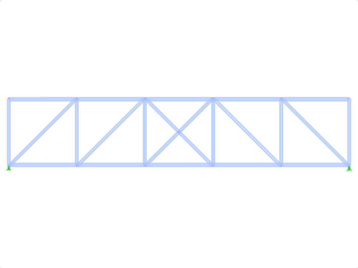 Model ID 433 | FT003-a | Parallel Chorded Truss