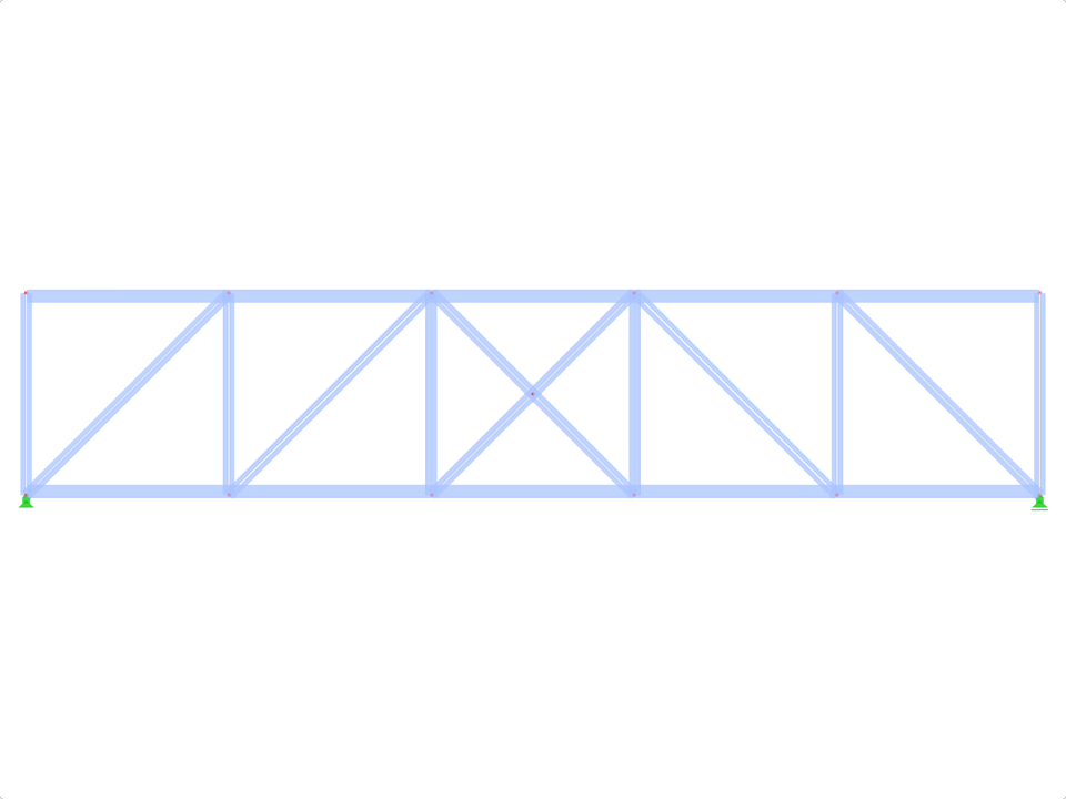 Model ID 433 | FT003-a | Parallel Chorded Truss