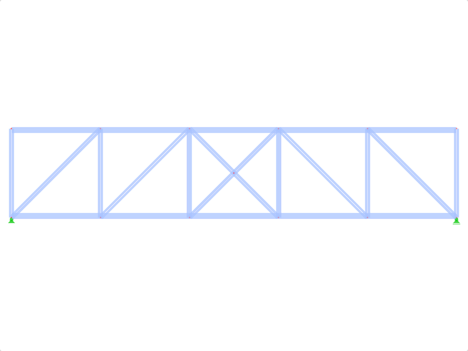 Model ID 433 | FT003-a | Parallel Chorded Truss