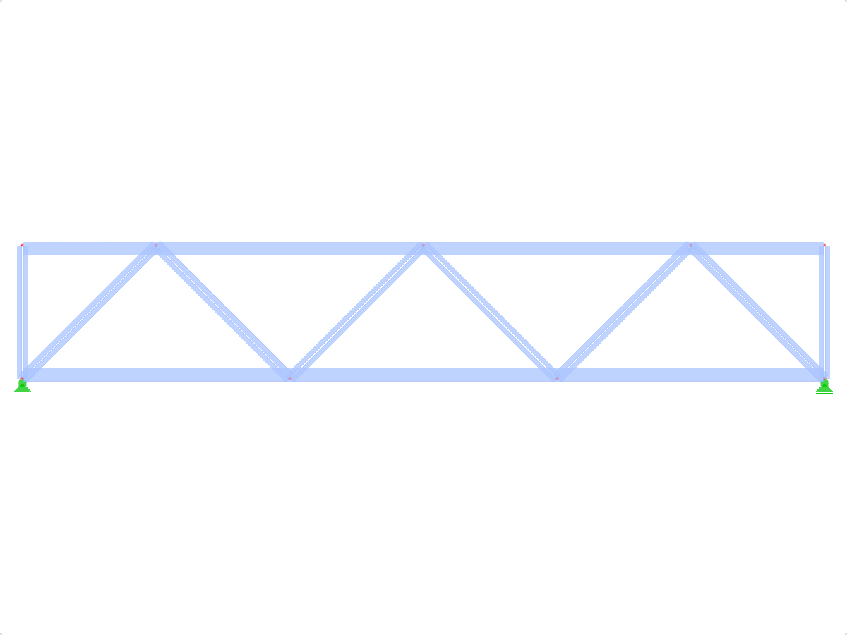 Model ID 434 | FT005 | Parallel Chorded Truss