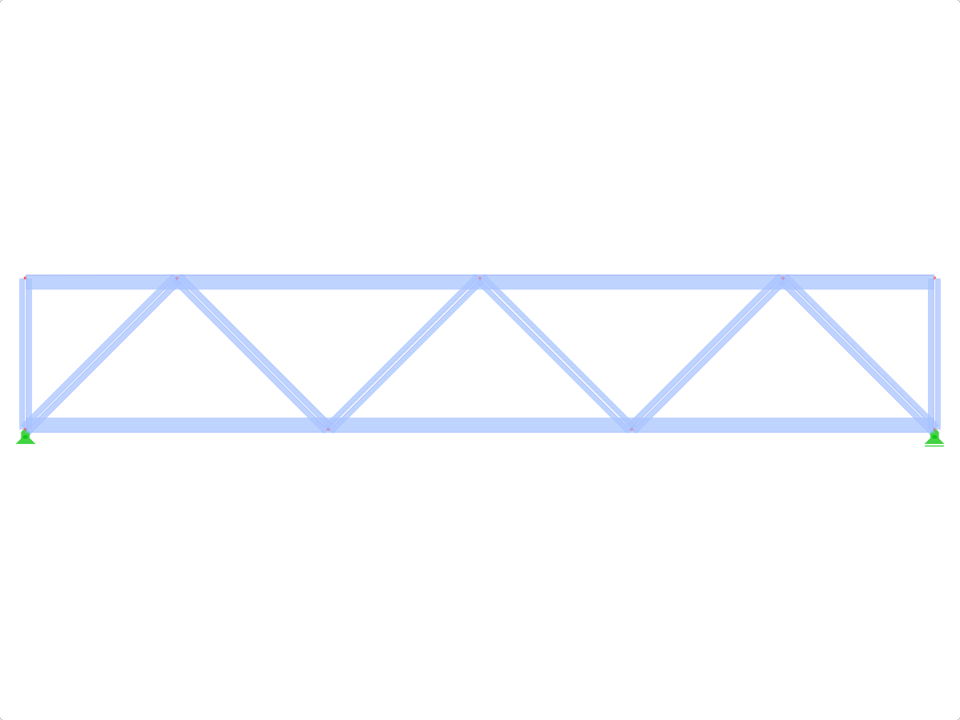 Model ID 434 | FT005 | Parallel Chorded Truss