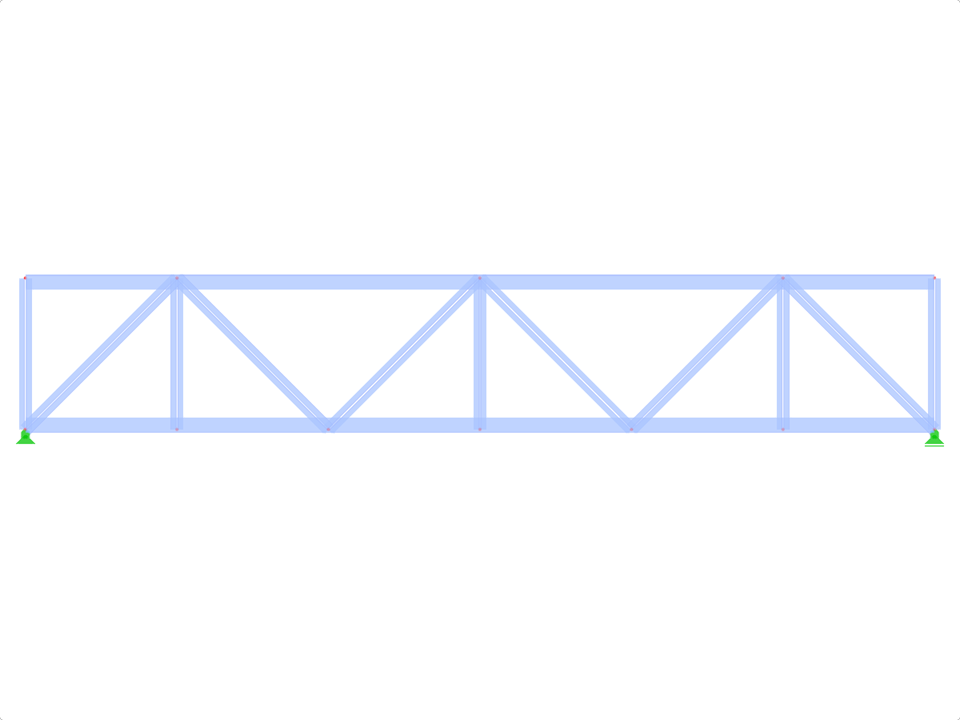 Model ID 436 | FT007 | Parallel Chorded Truss