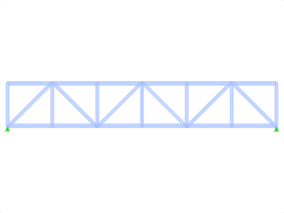 Model ID 437 | FT008 | Parallel Chorded Truss
