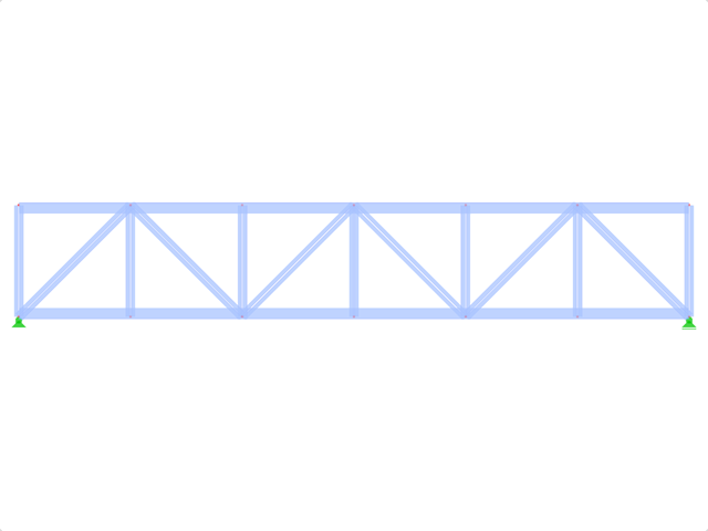 Model ID 437 | FT008 | Parallel Chorded Truss