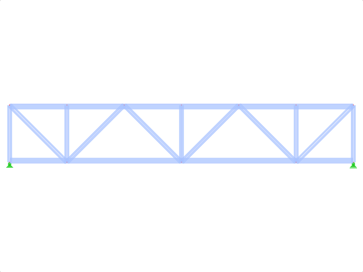 Model ID 439 | FT011 | Parallel Chorded Truss