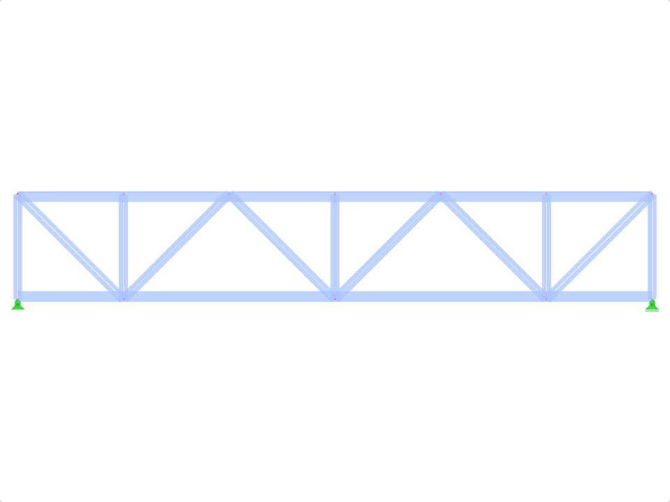 Model ID 439 | FT011 | Parallel Chorded Truss