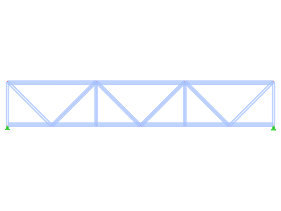 Model ID 440 | FT012 | Parallel Chorded Truss