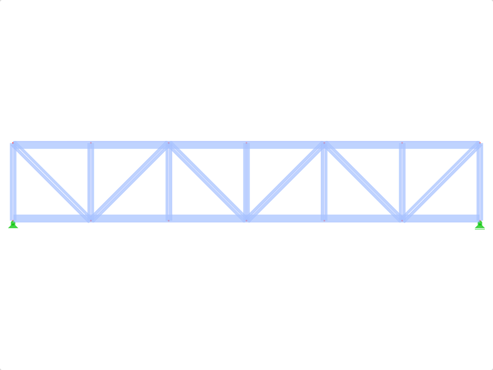 Model ID 441 | FT013 | Parallel Chorded Truss