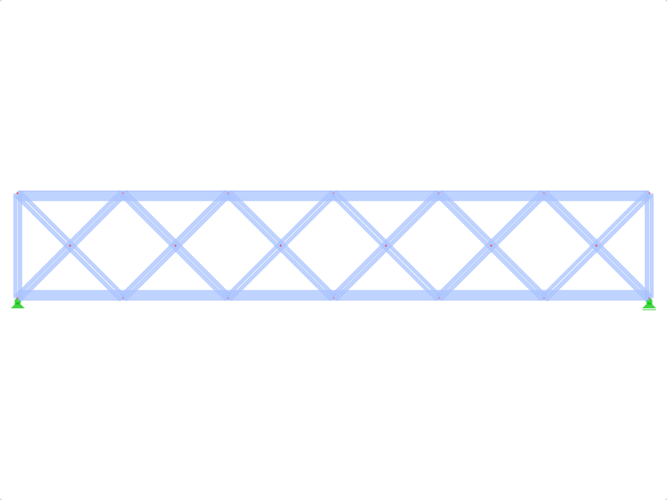 Model ID 442 | FT020 | Parallel Chorded Truss