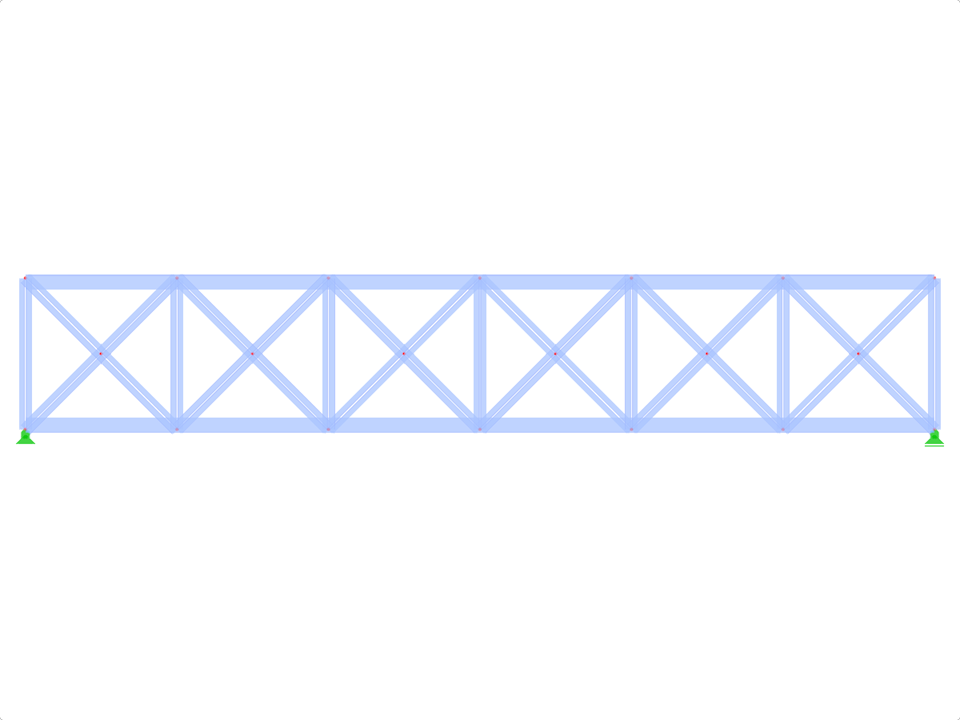 Model ID 443 | FT021 | Parallel Chorded Truss