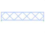 Model ID 456 | FT025 | Parallel Chorded Truss