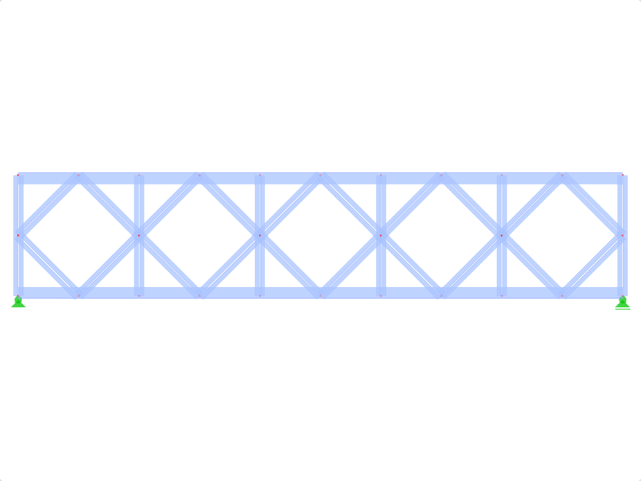 Model ID 457 | FT026 | Parallel Chorded Truss