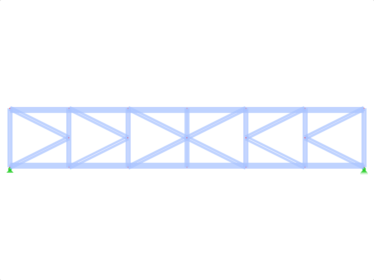 Model ID 466 | FT030-b | Parallel Chorded Truss