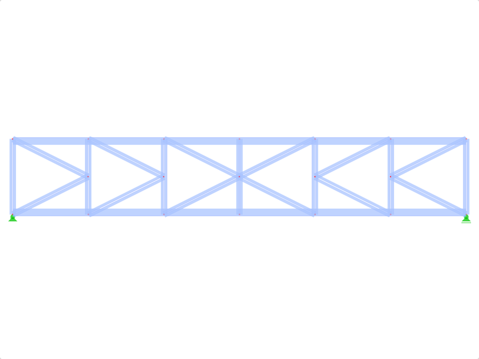 Model ID 466 | FT030-b | Parallel Chorded Truss