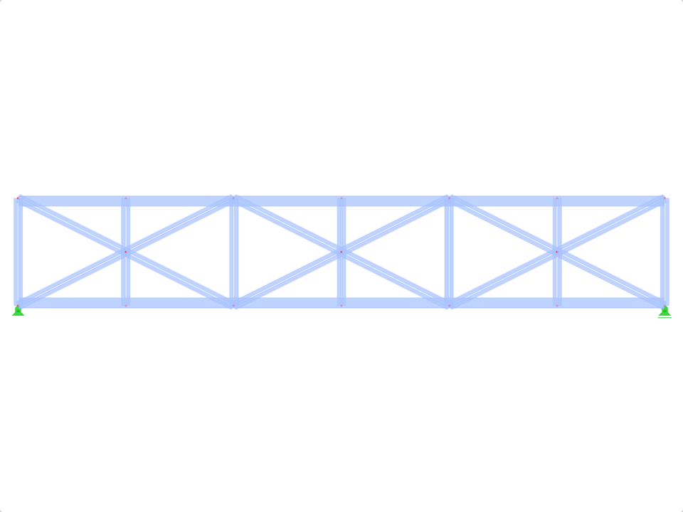 Model ID 469 | FT033 | Parallel Chorded Truss