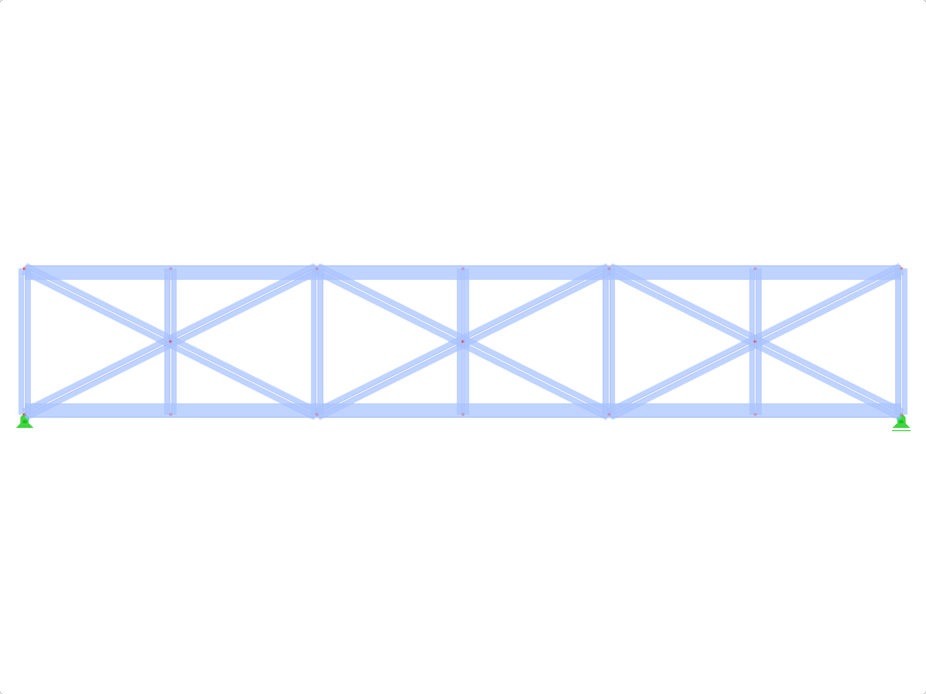 Model ID 469 | FT033 | Parallel Chorded Truss