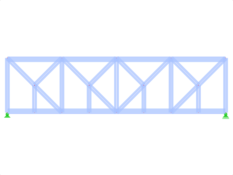 Model ID 472 | FT040 | Parallel Chorded Truss