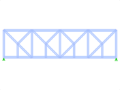 Model ID 472 | FT040 | Parallel Chorded Truss