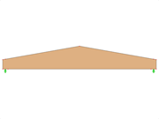 Model ID 622 | GLB0301 | Glued-Laminated Beam | Double-Tapered | Symmetric