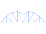 Model ID 1962 | FT751p-plg-b | Bowstring Truss