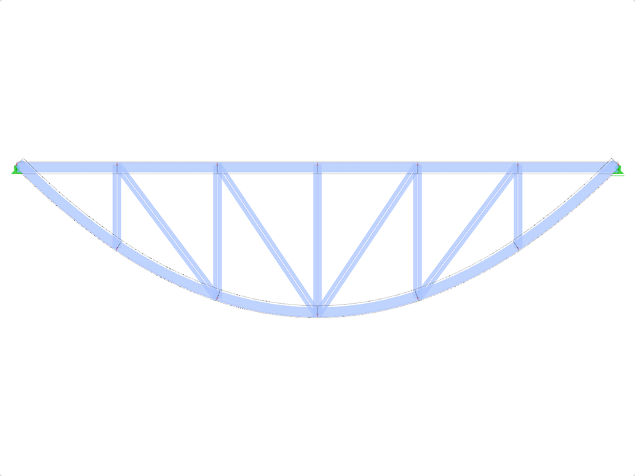 Model ID 1969 | FT702p-crv-b | Bowstring Truss
