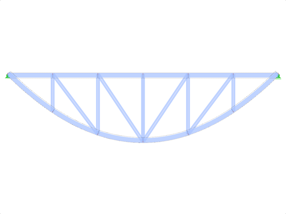 Model ID 1969 | FT702p-crv-b | Bowstring Truss