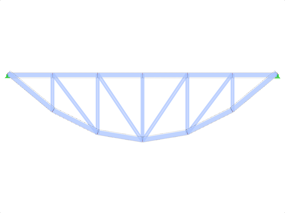 Model ID 1971 | FT702p-plg-b | Bowstring Truss