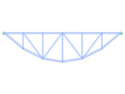 Model ID 1978 | FT703p-plg-b | Bowstring Truss