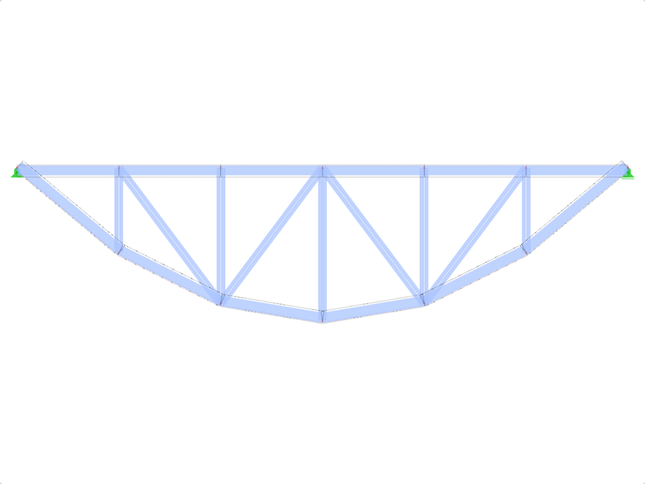 Model ID 1978 | FT703p-plg-b | Bowstring Truss