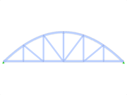 Model ID 2045 | FT700p-crv-a | Bowstring Truss