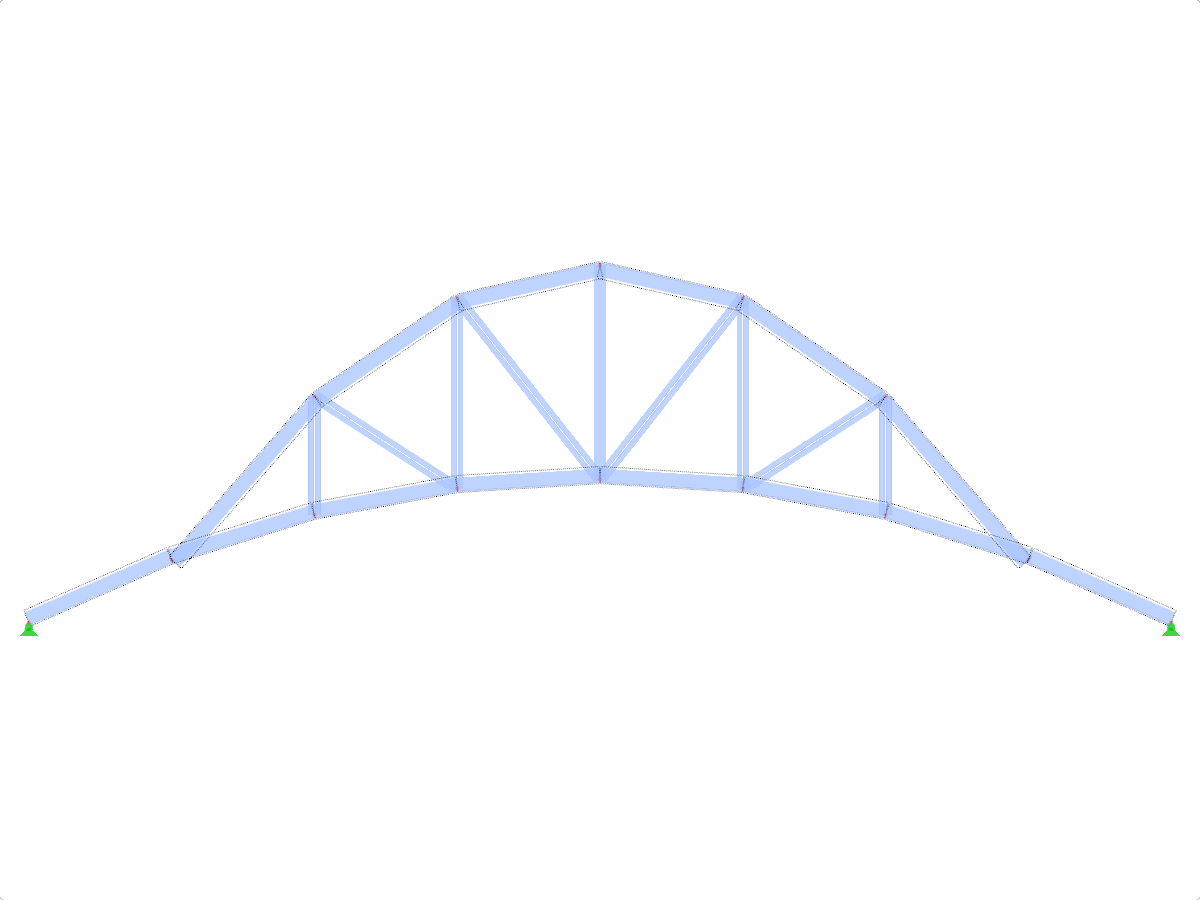 Model ID 2048 | FT910p-plg | Bow Barrel Truss