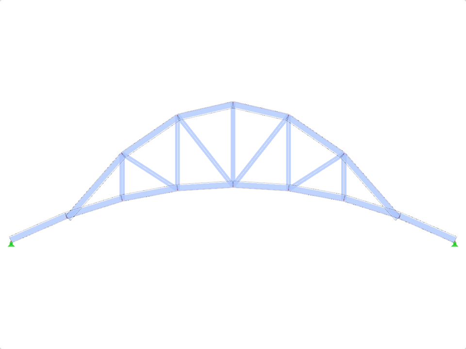 Model ID 2048 | FT910p-plg | Bow Barrel Truss