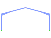 Model ID 2362 | FTA001 | Tapered Frame. Single-Span. Tapered Rafter Near Frame Corner.