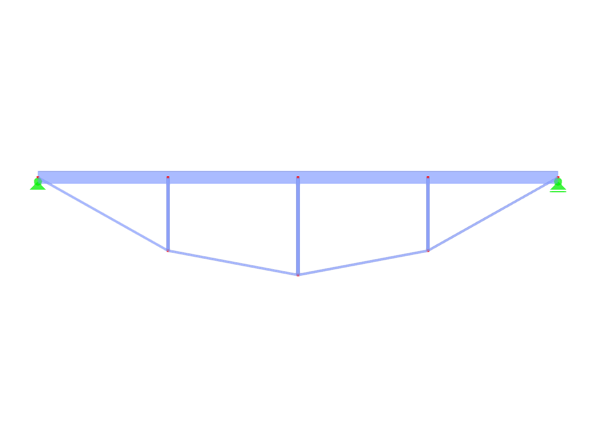 Model ID 2811 | IBB003p-plg | Inverted Bowstring Beam