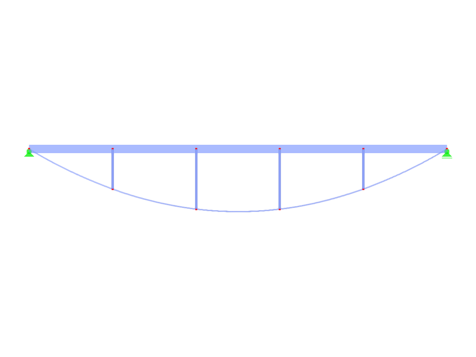 Model ID 2812 | IBB004p-crv | Inverted Bowstring Beam