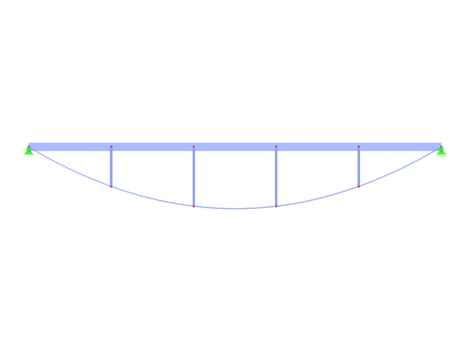 Model ID 2812 | IBB004p-crv | Inverted Bowstring Beam