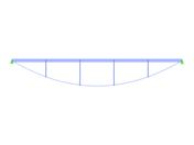 Model ID 2812 | IBB004p-crv | Inverted Bowstring Beam