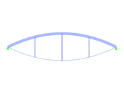 Model ID 2832 | IBB007p-crv | Inverted Bowstring Beam