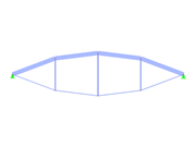 Model ID 2833 | IBB007p-plg | Inverted Bowstring Beam