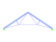 Model ID 2843 | IBB015 | Inverted Bowstring Beam