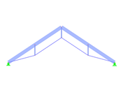 Model ID 2844 | IBB011 | Inverted Bowstring Beam