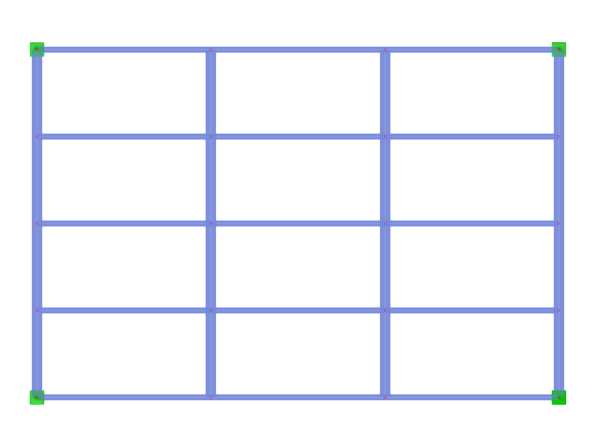 Model ID 2944 | BG001 | Beam Grillage. Rectangular