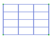 Model ID 2944 | BG001 | Beam Grillage. Rectangular
