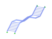 Model ID 3053 | STS006-a | Stairs | Three-Flight | Z-Shaped | Up-Right, Up-Left