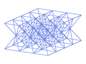 Model ID 3118 | 3TS001 | Due to the pattern of the structure, the number of spans in the X or Y direction should be increased or decreased by "one" step from the previous level.