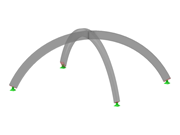 Model ID 3211 | ARS002c | Arched Beam | Intersecting | Circular