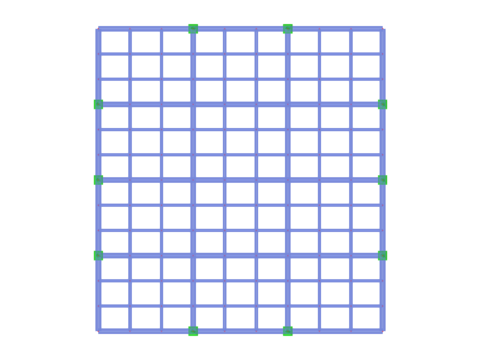 Model ID 3250 | BG002 | Beam Grillage | Rectangular