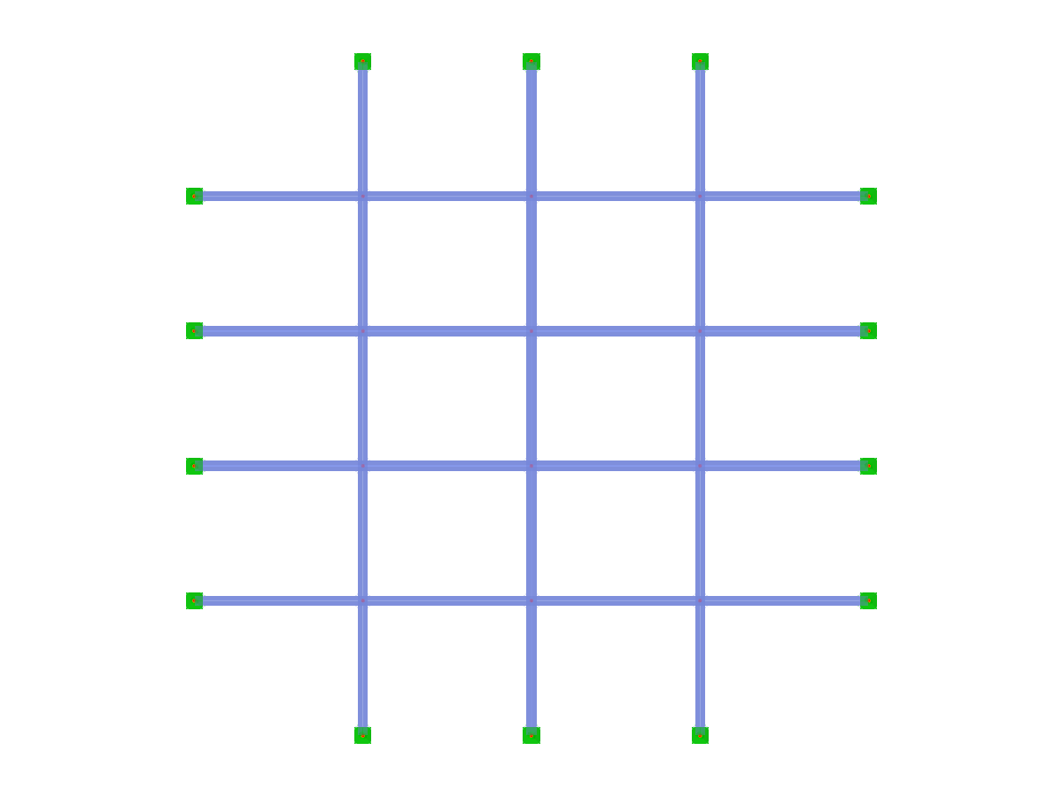 Model ID 3252 | BG003 | Beam Grillage | Rectangular