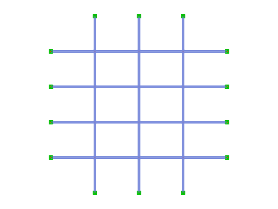 Model ID 3252 | BG003 | Beam Grillage | Rectangular